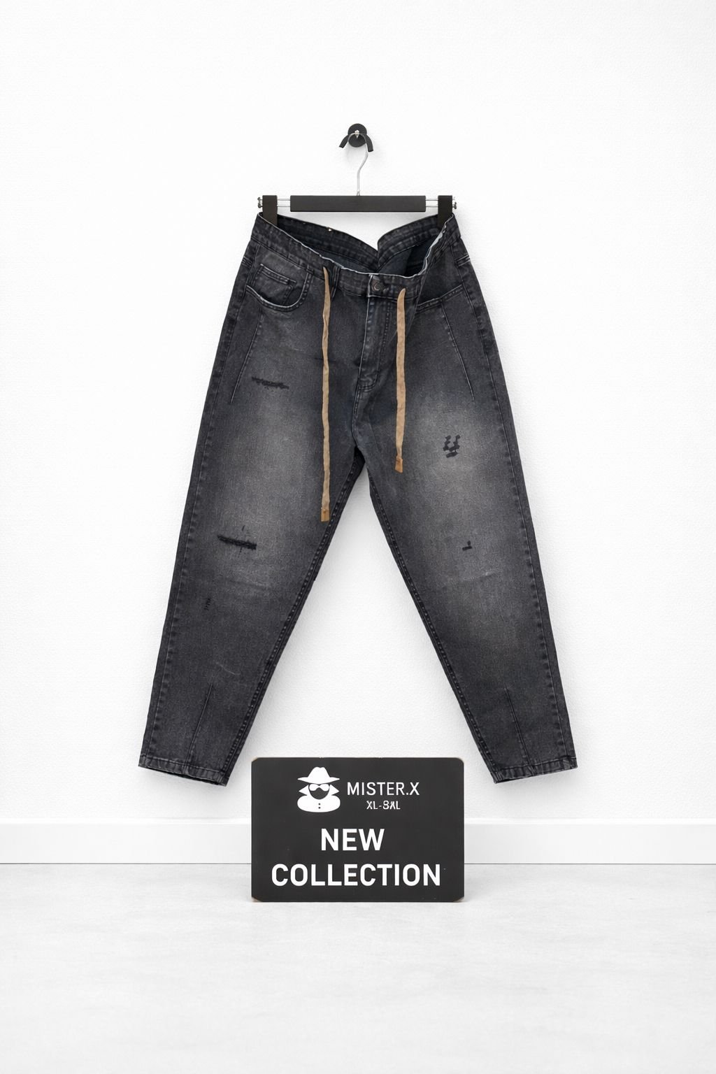 Cutting Jeans With Rope
