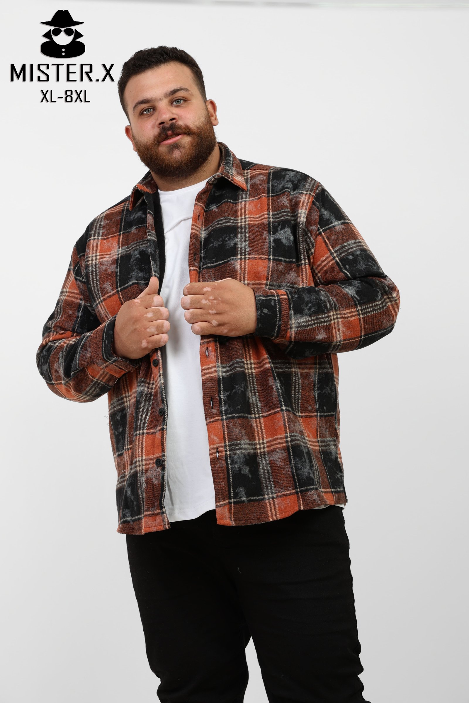 Checkered wool shirt 