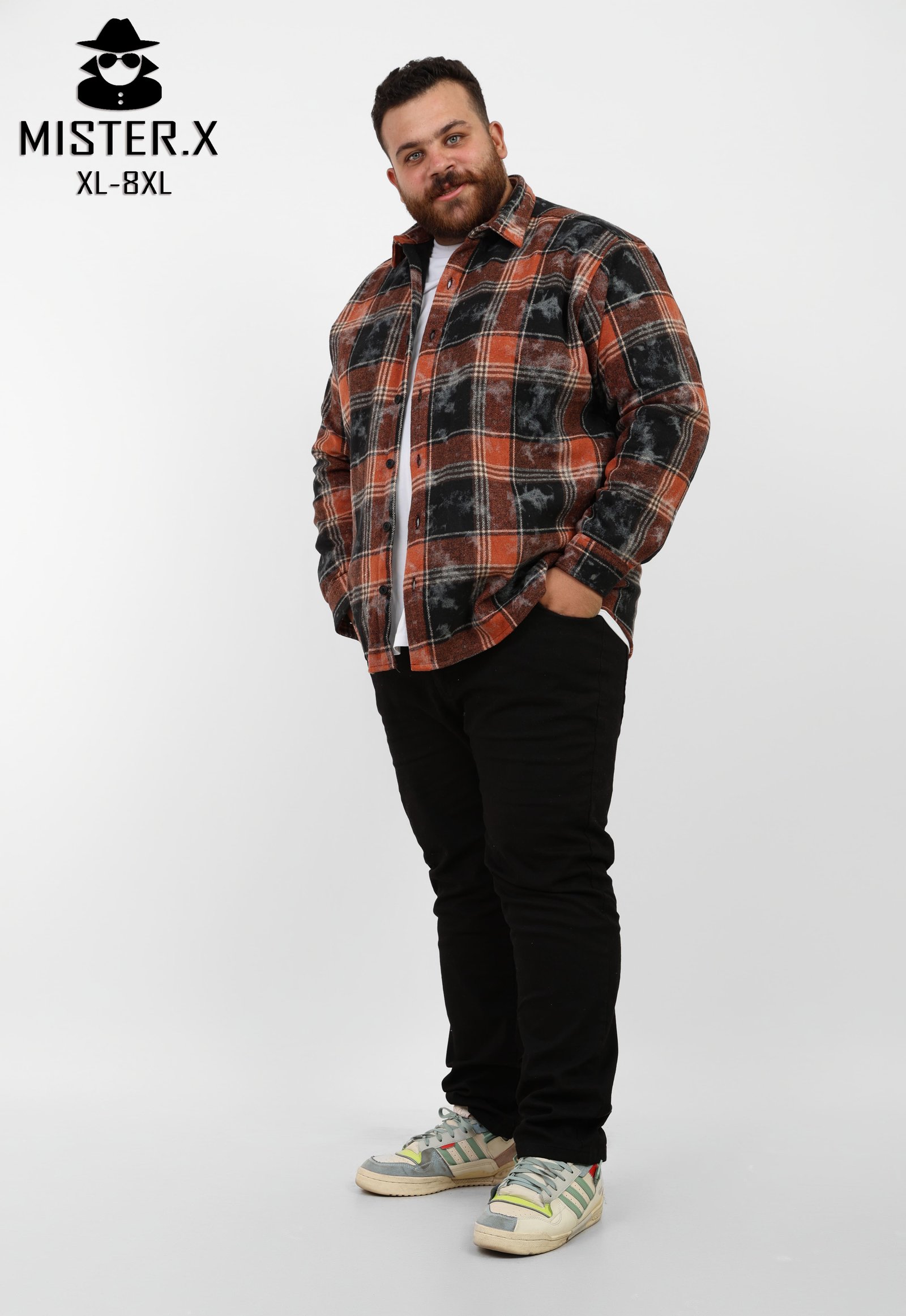 Checkered wool shirt 
