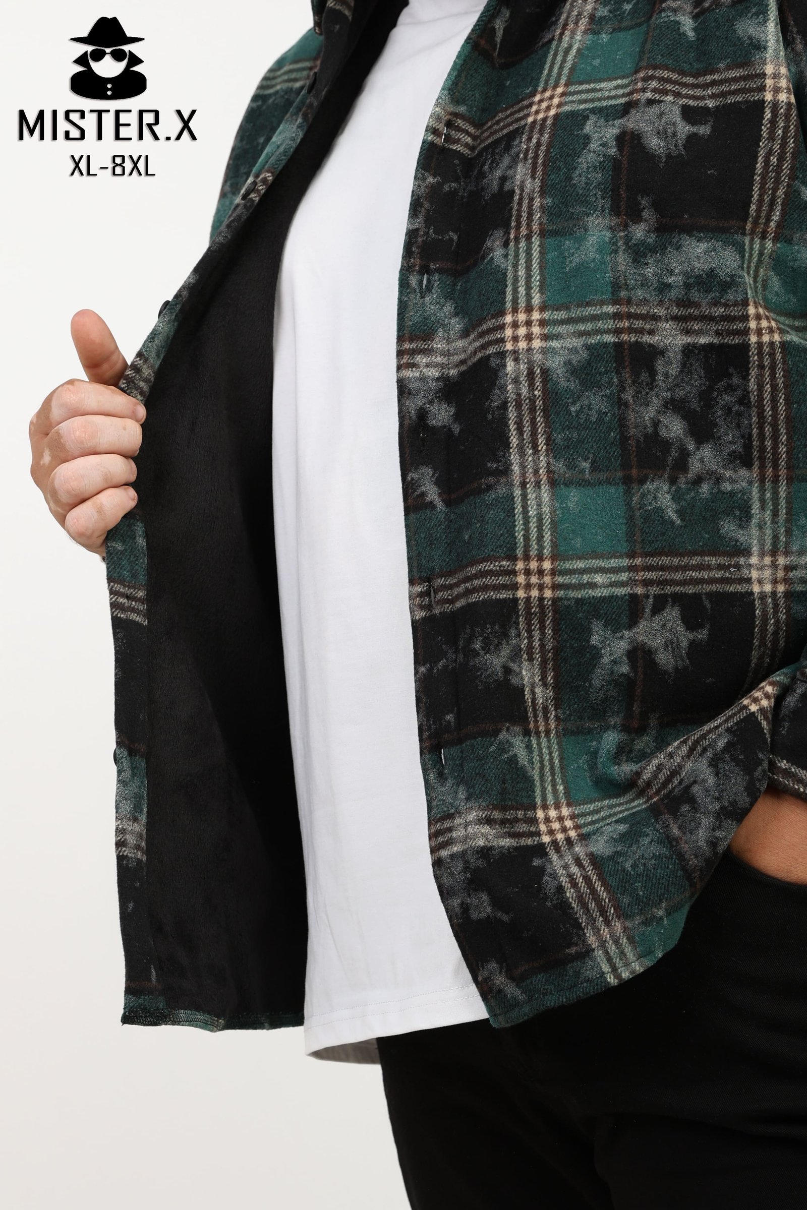 Checkered wool shirt 