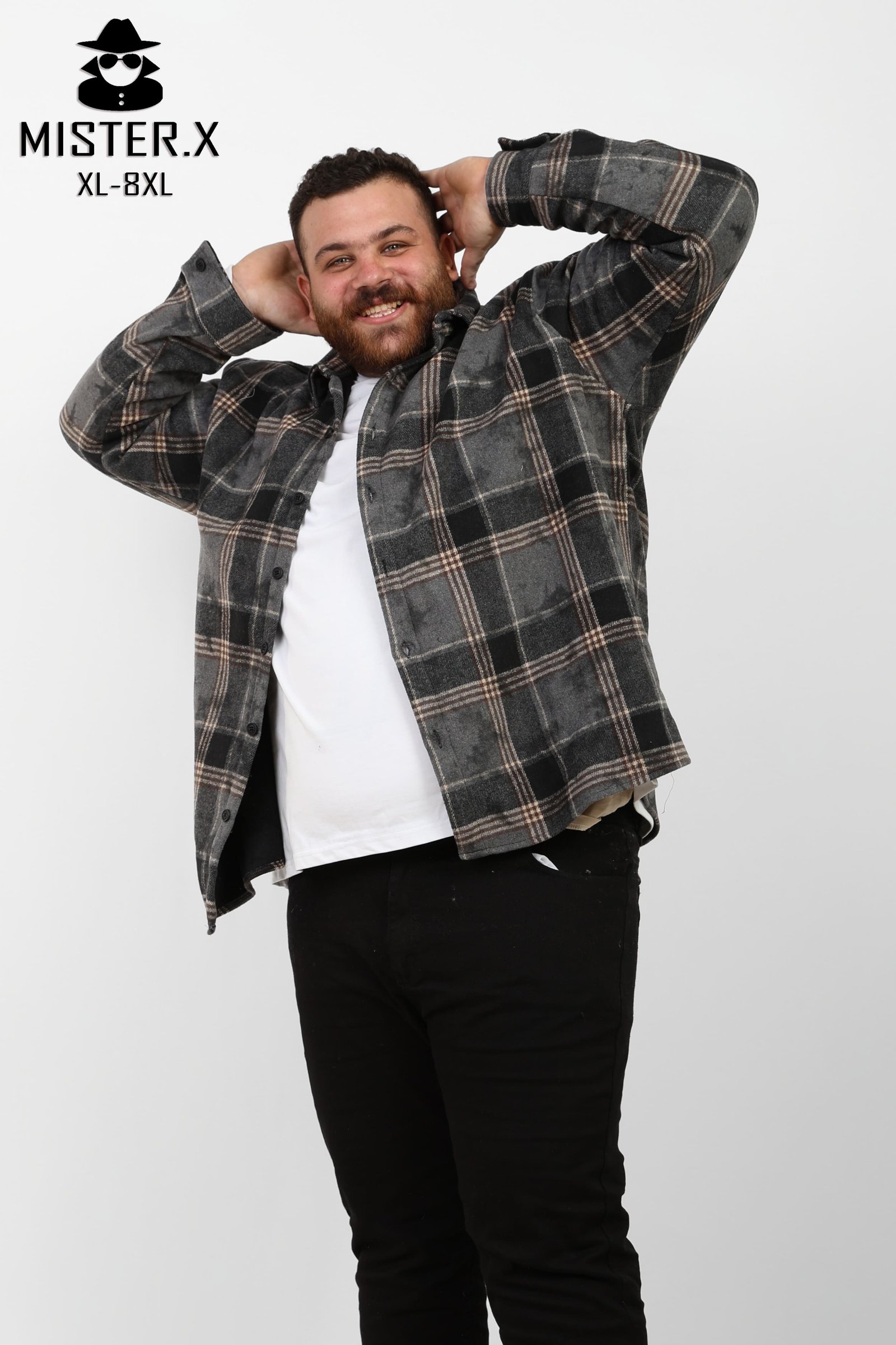 Checkered wool shirt 