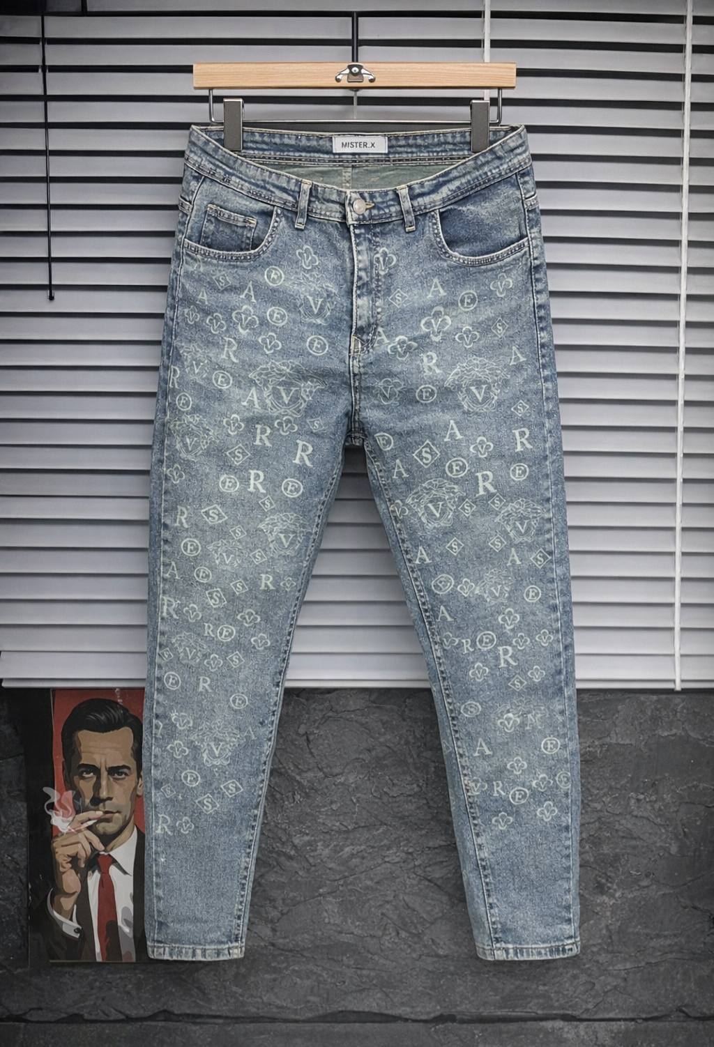 Versace laser jeans